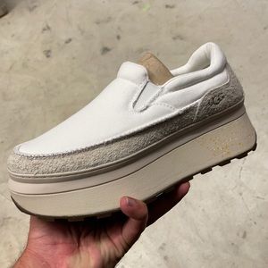 UGG Marin Slip On White Canvas